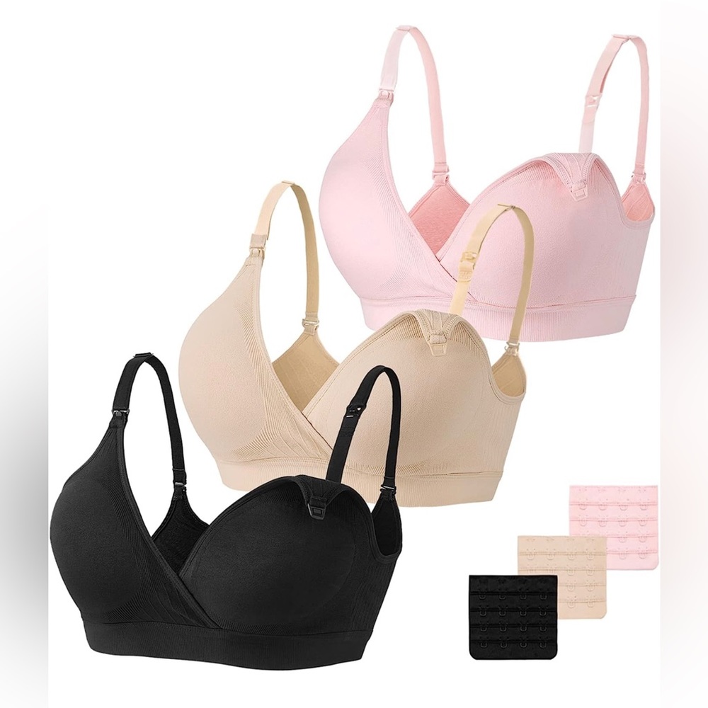 Nursing bra set of 3